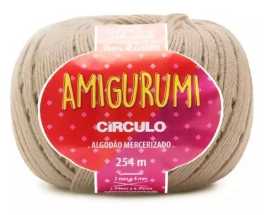 LINHA AMIGURUMI BEGE/MARROM
